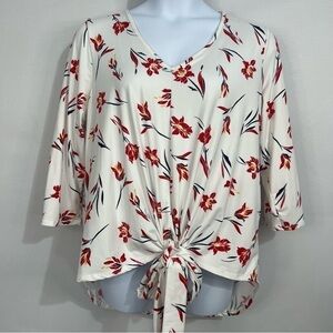 Acting pro floral blouse size extra large